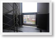 ЖК «Две Эпохи». Ограждения балконов (сталь, краска). Ограждения лестниц (полированная нержавеющая сталь)